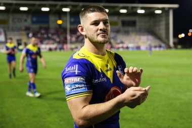 Warrington Wolves takımından Danny Walker, 9 Mayıs 2024 'te Warrington, İngiltere' deki Halliwell Jones Stadyumu 'nda oynanan 11.