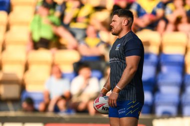 Warrington Wolves takımından Joe Philbin, 9 Mayıs 2024 'te Warrington, İngiltere' deki Halliwell Jones Stadyumu 'nda oynanan 11.