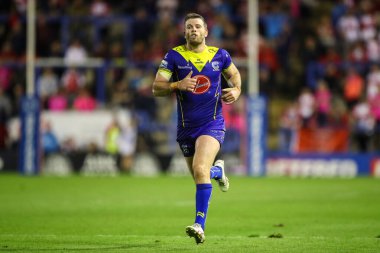 Warrington Wolves 'tan Lachlan Fitzgibbon 11. Betfred Süper Lig karşılaşmasında Warrington Wolves, Hull KR' a karşı Halliwell Jones Stadyumu, Warrington, Birleşik Krallık, 9 Mayıs 2024