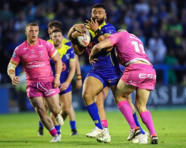 Warrington Wolves takımından Zane Musgrove, 9 Mayıs 2024 'te Warrington Jones Stadyumu' nda oynanan 11.