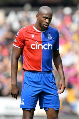 Kristal Saray 'dan Jean-Philippe Mateta, Premier Lig maçı sırasında Wolverhampton Wanderers, Molineux, Wolverhampton' daki Crystal Palace 'a karşı, 11 Mayıs 2024 