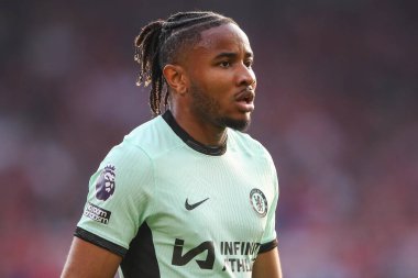 Chelsea 'den Christopher Nkunku Premier League maçı sırasında Nottingham Forest Chelsea' ye karşı City Ground, Nottingham, İngiltere, 11 Mayıs 2024