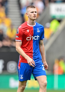 Adam Wharton of Crystal Palace, during the Premier League match Wolverhampton Wanderers vs Crystal Palace at Molineux, Wolverhampton, United Kingdom, 11th May 2024  clipart