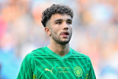 Manchester City 'den True Grant, Manchester City - Leeds United maçında Manchester Stadyumu, 10 Mayıs 2024 