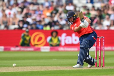 Danielle Gibson of England drives the ball for a single during the First T20 International match England women vs Pakistan women at Edgbaston, Birmingham, United Kingdom, 11th May 2024  clipart