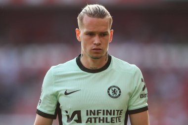 Chelsea 'den Mykhaylo Mudryk Premier Lig maçında Nottingham Forest Chelsea' ye karşı 11 Mayıs 2024 'te Nottingham City Ground, İngiltere
