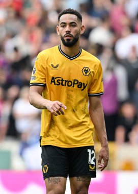 Wolverhampton Wanderers 'dan Matheus Cunha, Premier Lig maçı sırasında Wolverhampton Wanderers, Molineux, Wolverhampton' daki Crystal Palace 'a karşı, 11 Mayıs 2024 