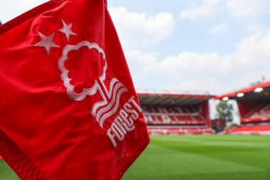 Nottingham Forest 'ın yuvası olan City Ground' un genel görünümü Premier League karşılaşması öncesinde Nottingham Forest Chelsea 'ye karşı City Ground, Nottingham, İngiltere, 11 Mayıs 2024