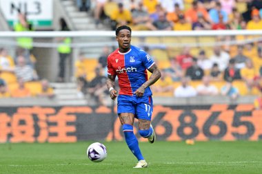 Nathaniel Clyne of Crystal Palace in action, during the Premier League match Wolverhampton Wanderers vs Crystal Palace at Molineux, Wolverhampton, United Kingdom, 11th May 2024  clipart