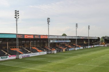 Betfred Süper Lig 11. Raundunda The Mend-A-Hose Jungle, Castleford, Birleşik Krallık 'ta Castleford Tigers - St Helens maçının genel bir görüntüsü. 