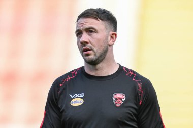 Salford Red Devils takımından Ryan Brierley, 10 Mayıs 2024 'te Leigh Sports Village, Leigh, İngiltere' de oynanan Betfred Süper Lig 11. Raundunda Leigh Leopards ve Salford Red Devils maçında öne geçti. 