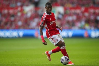 Nottingham Ormanı 'ndan Callum Hudson-Odoi Premier League maçı sırasında Nottingham Forest Chelsea' ye karşı 11 Mayıs 2024 'te Nottingham City Ground, İngiltere' de maç yapıyor.