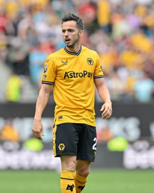 Wolverhampton Wanderers takımından Pablo Sarabia, Premier League maçında Wolverhampton Wanderers, Molineux, Wolverhampton 'daki Crystal Palace' a karşı, 11 Mayıs 2024 