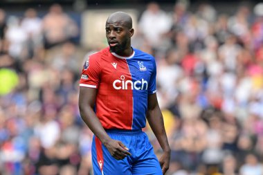 Kristal Saray 'dan Jean-Philippe Mateta, Premier Lig maçı sırasında Wolverhampton Wanderers, Molineux, Wolverhampton' daki Crystal Palace 'a karşı, 11 Mayıs 2024 