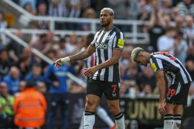 Newcastle United takımına Premier Lig maçı sırasında St. James 's Park, Newcastle, İngiltere' de oynanan Newcastle United ve Hove Albion maçında talimat verdi. 