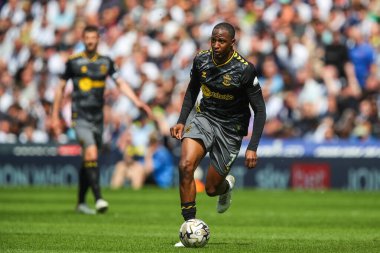 Joe Aribo of Southampton goes forward with the ball during the Sky Bet Championship Play-Off Semi-Final First Leg match West Bromwich Albion vs Southampton at The Hawthorns, West Bromwich, United Kingdom, 12th May 2024  clipart
