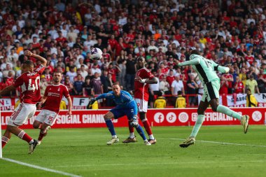 Chelsea 'li Nicolas Jackson Premier League maçında Nottingham Forest Chelsea' ye karşı 11 Mayıs 2024 'te City Ground, Nottingham' da 2-3 'lük skorla gol attı.