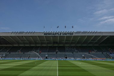 Premier Lig maçı sırasında St. Jamess Park 'ın genel görünümü Newcastle United ve Hove Albion' a karşı St. James 's Park, Newcastle, 11 Mayıs 2024 