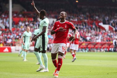 Nottingham Ormanı 'ndan Callum Hudson-Odoi, Nottingham Forest' ın Chelsea 'ye karşı oynadığı 11 Mayıs 2024' teki Premier League maçında tepki gösterdi.