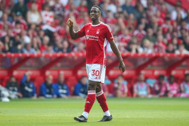 Willy Boly of Nottingham Forest during the Premier League match Nottingham Forest vs Chelsea at City Ground, Nottingham, United Kingdom, 11th May 2024 clipart