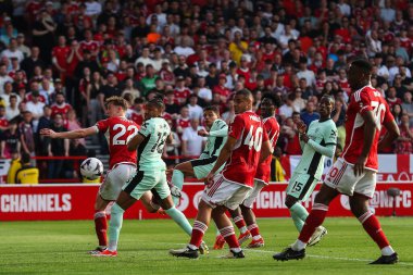 Chelsea 'li Thiago Silva Premier Lig maçında Nottingham Forest Chelsea' ye karşı 11 Mayıs 2024 'te City Ground, Nottingham, İngiltere' de bir gol attı.