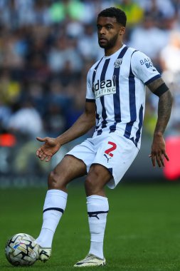 West Bromwich Albion 'dan Darnell Furlong 12 Mayıs 2024' te İngiltere 'nin Hawthorns kentinde oynanan yarı final yarı final maçında West Bromwich Albion Southampton' a karşı. 