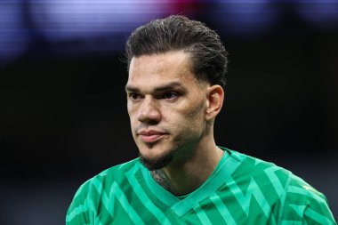 Manchester City 'den Ederson Premier League maçı sırasında Tottenham Hotspur Manchester City' ye karşı Tottenham Hotspur Stadyumu, Londra, Birleşik Krallık, 14 Mayıs 2024 
