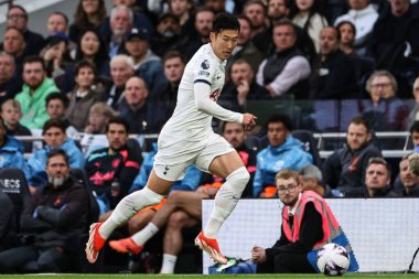 Tottenham Hotspur 'dan Son Heung-Min Premier Lig maçı sırasında Tottenham Hotspur' a karşı Manchester City Tottenham Hotspur Stadyumu, Londra, İngiltere, 14 Mayıs 2024 