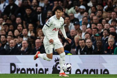 Tottenham Hotspur 'dan Son Heung-Min Premier Lig maçı sırasında Tottenham Hotspur' a karşı Manchester City Tottenham Hotspur Stadyumu, Londra, İngiltere, 14 Mayıs 2024 