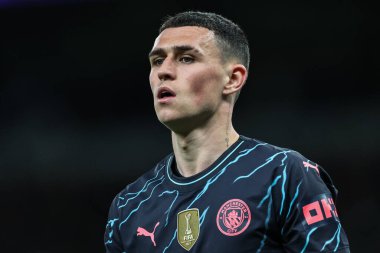Manchester City 'den Phil Foden Premier League maçı sırasında Tottenham Hotspur Manchester City' ye karşı Tottenham Hotspur Stadyumu, Londra, Birleşik Krallık, 14 Mayıs 2024 