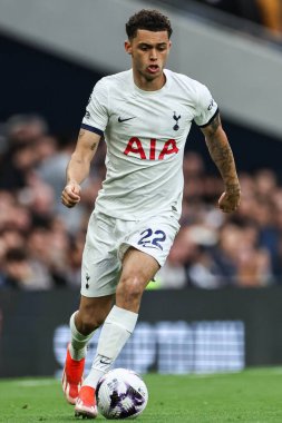 Tottenham Hotspur 'dan Brennan Johnson Premier Lig karşılaşmasında Tottenham Hotspur Manchester City' ye karşı Tottenham Hotspur Stadyumu, Londra, 14 Mayıs 2024 