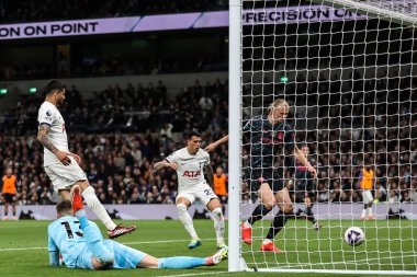 Manchester City 'den Erling Haaland, Premier League maçında Tottenham Hotspur' un Manchester City 'ye karşı oynadığı Tottenham Hotspur Stadyumu' nda 14 Mayıs 2024 'te 0-1' lik skorla gol attı. 