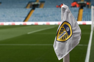 Gökyüzü İddia Şampiyonası Play-off 'unda köşe bayrağı. Yarı Final İkinci Bacaklı Leeds United, Norwich City' ye karşı. Elland Road, Leeds, İngiltere, 16 Mayıs 2024 