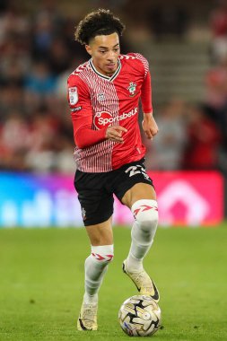 Samuel Edozie of Southampton during the Sky Bet Championship Play-Off Semi-Final Second Leg match Southampton vs West Bromwich Albion at St Mary's Stadium, Southampton, United Kingdom, 17th May 2024 clipart
