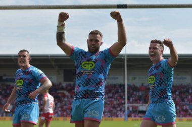 Hull KR, Wigan Warriors 'a karşı Betfred Challenge Kupası Yarı Final Hull KR v Wigan Warriors maçında Eco-Power Stadyumu, Doncaster, Birleşik Krallık, 18 Mayıs 2024