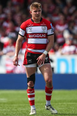 Charlie Atkinson of Gloucester Rugby during the Gallagher Premiership match Gloucester Rugby vs Newcastle Falcons at Kingsholm Stadium, Gloucester, United Kingdom, 18th May 2024  clipart