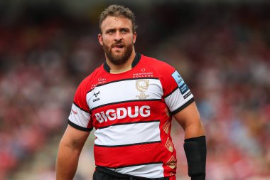 Mayco Vivas of Gloucester Rugby during the Gallagher Premiership match Gloucester Rugby vs Newcastle Falcons at Kingsholm Stadium, Gloucester, United Kingdom, 18th May 2024   clipart