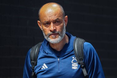 Nuno Esprito Santo manager of Nottingham Forest arrives ahead of the Premier League match Burnley vs Nottingham Forest at Turf Moor, Burnley, United Kingdom, 19th May 2024