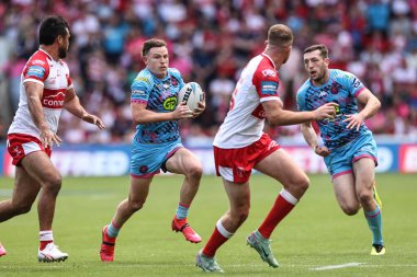 Wigan Warriors Jai Alanı, 18 Mayıs 2024 'te Birleşik Krallık' ın Doncaster şehrinde oynanan Betfred Challenge Kupası Yarı-Final Hull KR v Wigan Warriors maçında ara verdi.