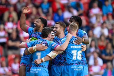 Hull KR, Wigan Warriors 'a karşı Betfred Challenge Kupası Yarı Final Hull KR v Wigan Warriors maçında Eco-Power Stadyumu, Doncaster, Birleşik Krallık, 18 Mayıs 2024