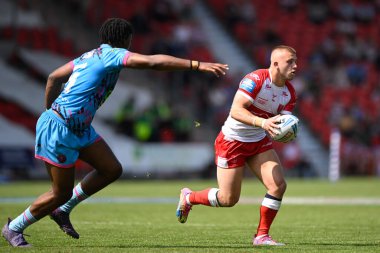 Hull KR, Wigan Warriors 'a karşı Betfred Challenge Kupası Yarı Final Hull KR v Wigan Warriors maçında Eco-Power Stadyumu, Doncaster, Birleşik Krallık, 18 Mayıs 2024