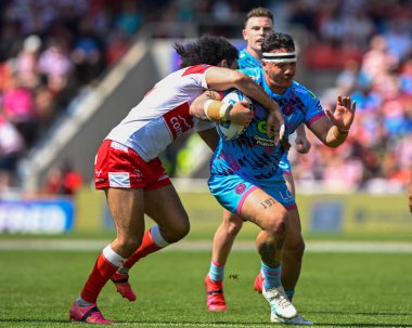 Hull KR, Wigan Warriors 'a karşı Betfred Challenge Kupası Yarı Final Hull KR v Wigan Warriors maçında Eco-Power Stadyumu, Doncaster, Birleşik Krallık, 18 Mayıs 2024