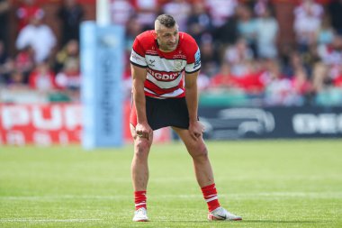 Gloucester Rugby 'den Jonny May Gallagher Premiership maçı sırasında Gloucester Rugby, Newcastle Falcons' a karşı Kingsholm Stadyumu, Gloucester, İngiltere, 18 Mayıs 2024 