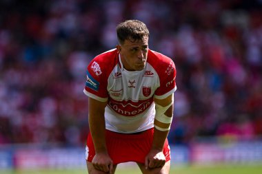 Hull KR, Wigan Warriors 'a karşı Betfred Challenge Kupası Yarı Final Hull KR v Wigan Warriors maçında Eco-Power Stadyumu, Doncaster, Birleşik Krallık, 18 Mayıs 2024