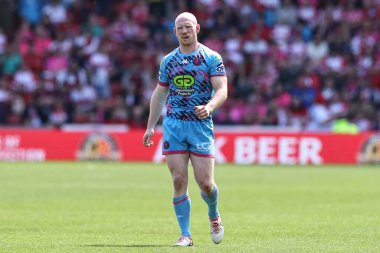 Wigan Warriors 'dan Liam Farrell, 18 Mayıs 2024' te Birleşik Krallık 'ın Doncaster şehrinde oynanan Betfred Challenge Kupası Yarı Final Hull KR v Wigan Warriors maçında.