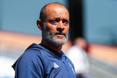 Nuno Esprito Santo manager of Nottingham Forest arrives ahead of the Premier League match Burnley vs Nottingham Forest at Turf Moor, Burnley, United Kingdom, 19th May 2024