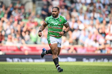 Leicester Kaplanları 'ndan Solomone Kata Gallagher Premiership maçı sırasında Mattioli Woods Welford Road' da Leicester Tigers Exeter Chiefs 'e karşı, 18 Mayıs 2024