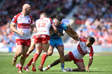 Hull KR, Wigan Savaşçılarına karşı Eco-Power Stadyumu, Doncaster, Birleşik Krallık, 18 Mayıs 2024 