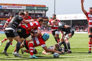 Gloucester Rugby 'den Zach Mercer 18 Mayıs 2024' te İngiltere 'nin Kingsholm Stadyumu' nda oynanan Gallagher Premiership maçında Gloucester Rugby, Newcastle Falcons maçında skoru 5-0 yaptı. 