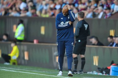 Nottingham Forest teknik direktörü Nuno Esprito Santo, 19 Mayıs 2024 tarihinde Burnley - Nottingham Forest maçında tepki gösterdi.